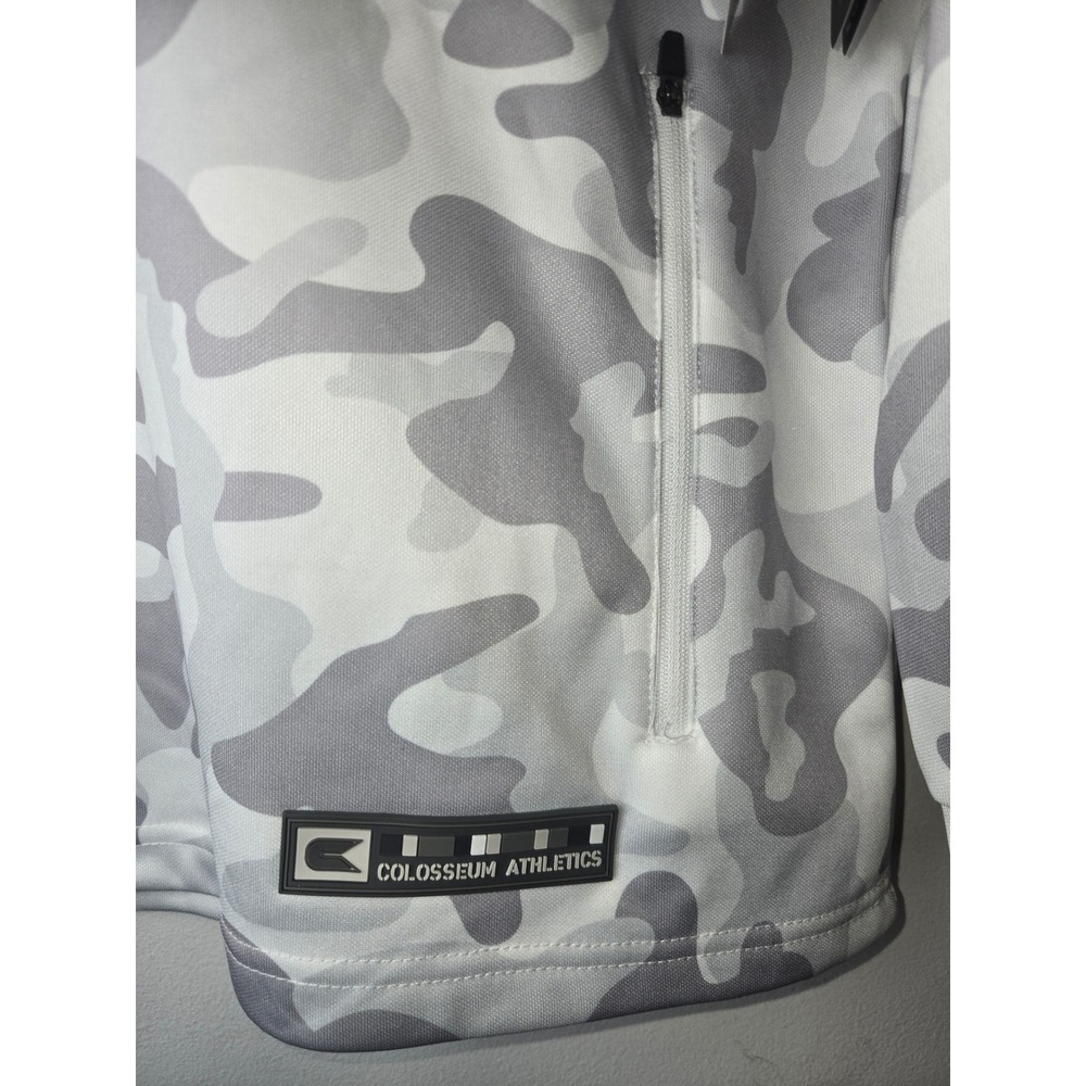 Colosseum Mens Navy OHT Arctic Camo Quarter Zip Hoodie Small NWT - Picture 6 of 8